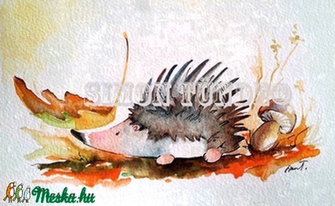 Süni - művészet - művészi nyomat - Meska.hu Süni - művészet - művészi nyomat - Meska.hu