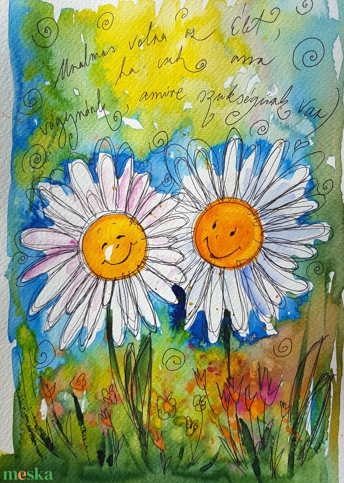 Margaréták - otthon & életmód - dekoráció - kép & falikép - kép & falikép - Meska.hu Margaréták - otthon & életmód - dekoráció - kép & falikép - kép & falikép - Meska.hu