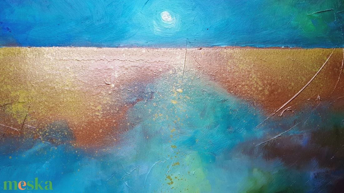 Arany horizont (50x50cm) - művészet - festmény - olajfestmény - Meska.hu Arany horizont (50x50cm) - művészet - festmény - olajfestmény - Meska.hu