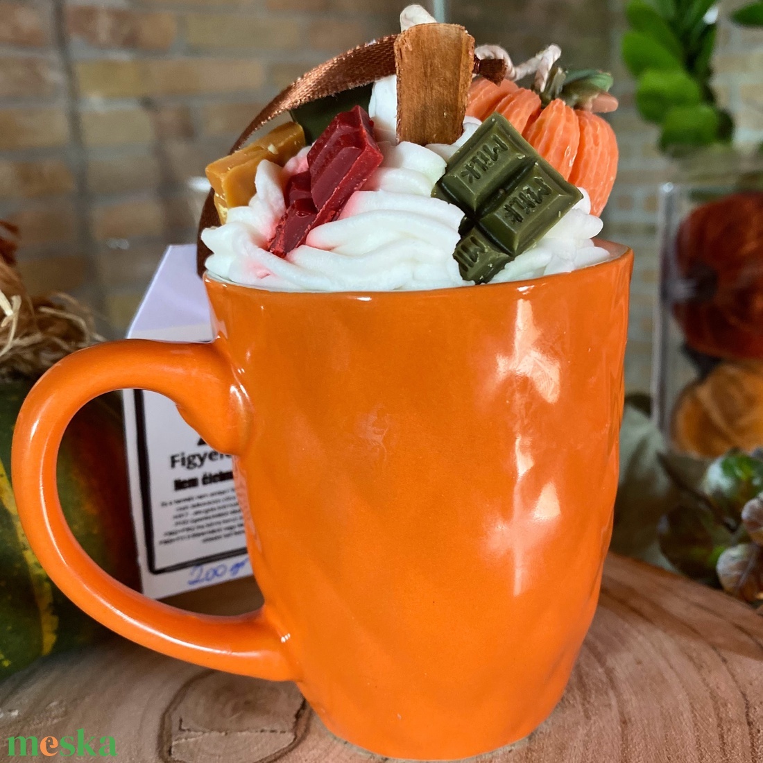 Tökös Latte desszert gyertya kis csészében - otthon & életmód - gyertya, illat, aroma - gyertya - Meska.hu Tökös Latte desszert gyertya kis csészében - otthon & életmód - gyertya, illat, aroma - gyertya - Meska.hu