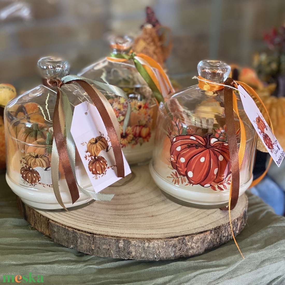 Őszi Pumkin Spice üvegbúrás gyertya - otthon & életmód - gyertya, illat, aroma - gyertya - Meska.hu Őszi Pumkin Spice üvegbúrás gyertya - otthon & életmód - gyertya, illat, aroma - gyertya - Meska.hu