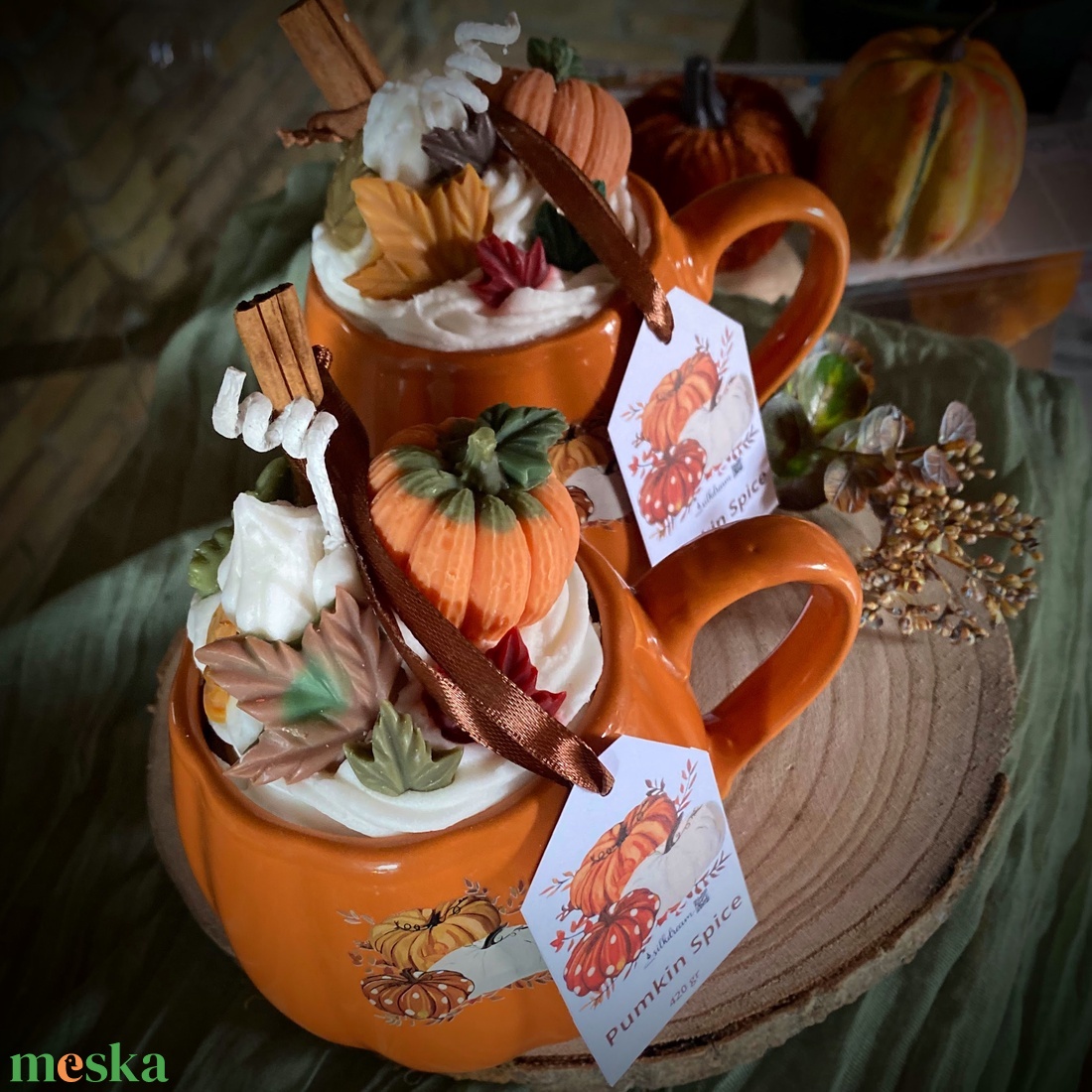 Tökös Latte desszert gyertya nagy bögrében - otthon & életmód - gyertya, illat, aroma - gyertya - Meska.hu Tökös Latte desszert gyertya nagy bögrében - otthon & életmód - gyertya, illat, aroma - gyertya - Meska.hu