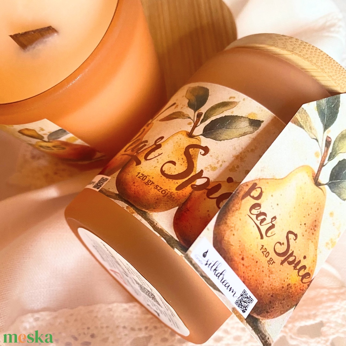 Pear Spices szója gyertya tégelyben - otthon & életmód - gyertya, illat, aroma - gyertya - Meska.hu Pear Spices szója gyertya tégelyben - otthon & életmód - gyertya, illat, aroma - gyertya - Meska.hu