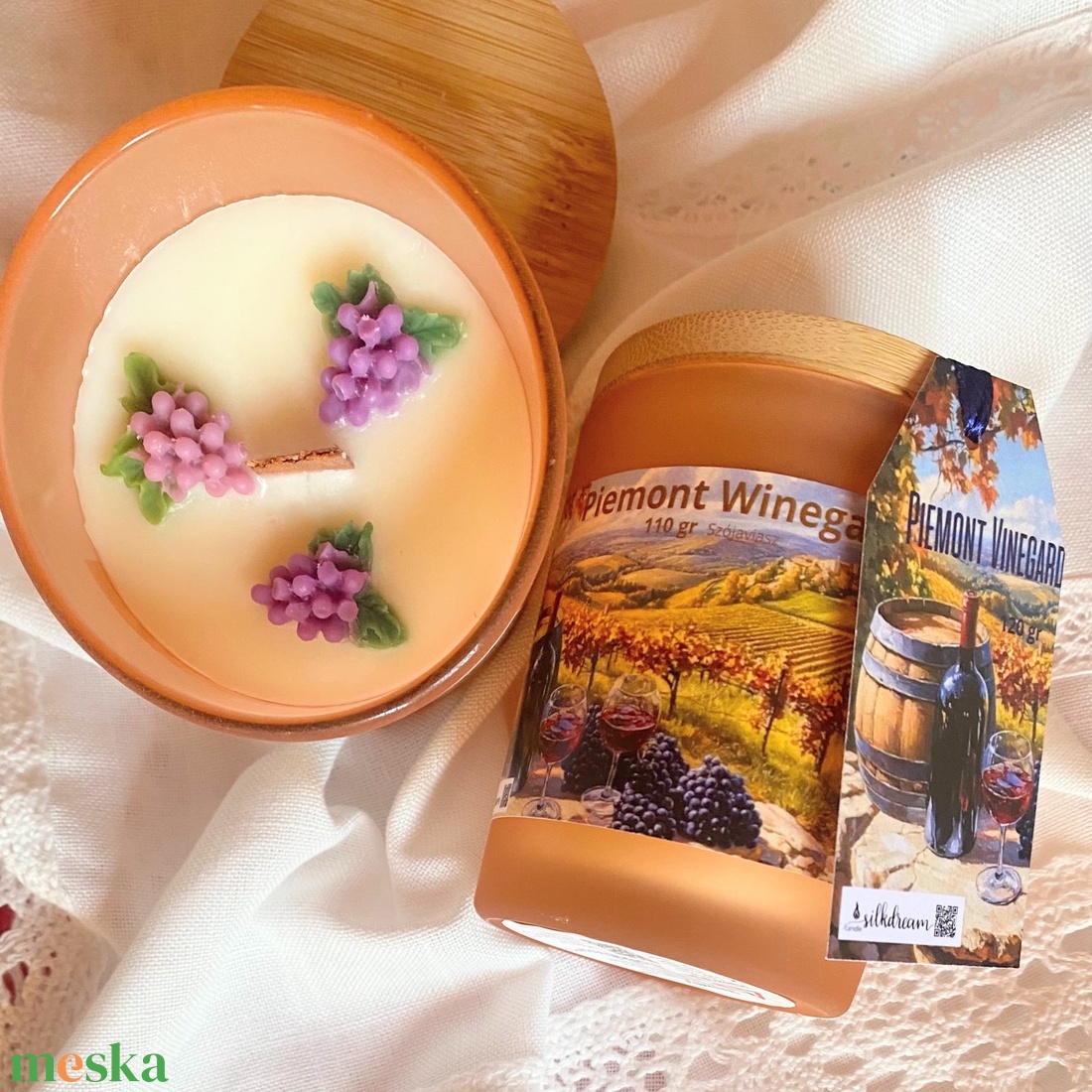 Piemont Vinegard szója gyertya tégelyben - otthon & életmód - gyertya, illat, aroma - gyertya - Meska.hu Piemont Vinegard szója gyertya tégelyben - otthon & életmód - gyertya, illat, aroma - gyertya - Meska.hu