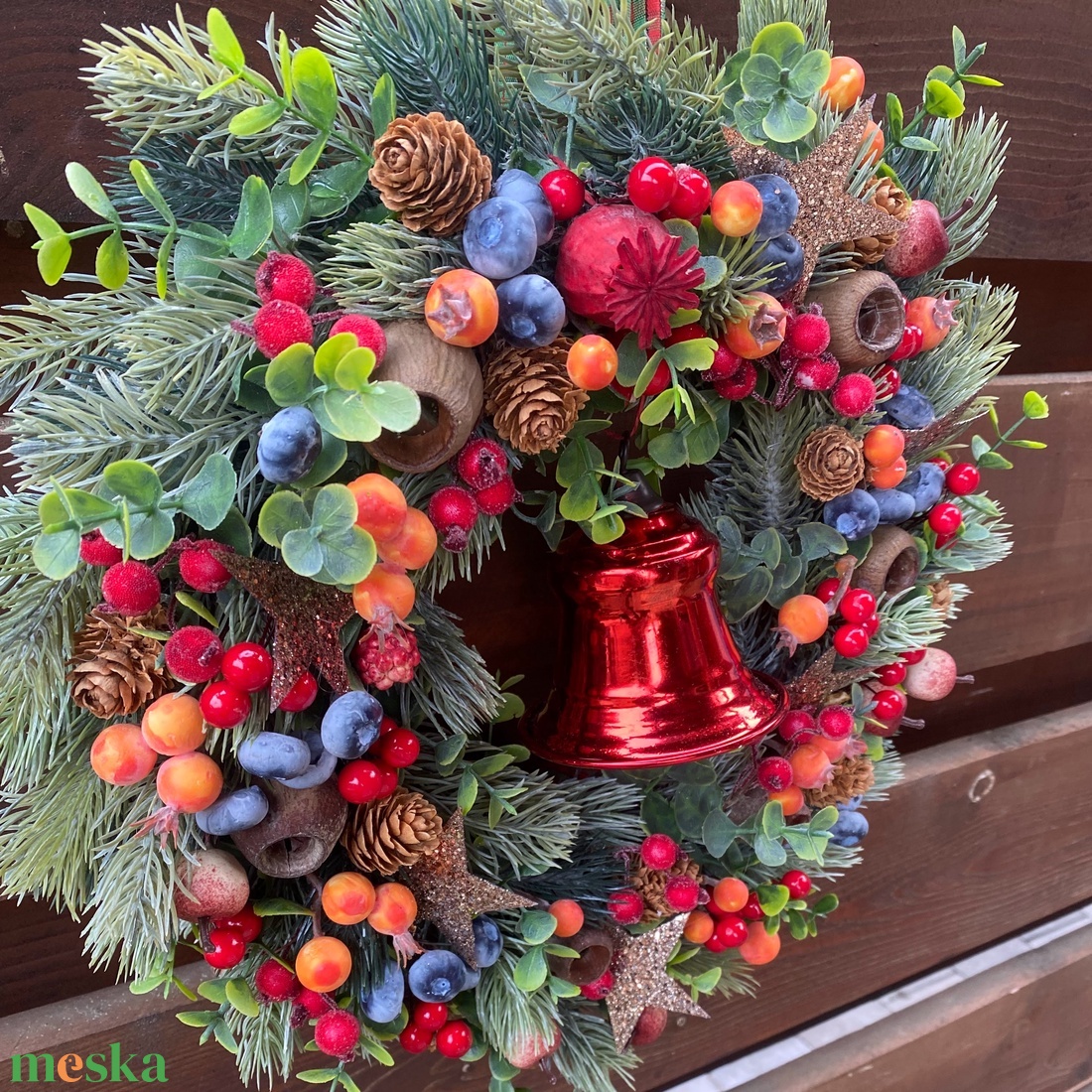 Piros csengettyűs Karácsonyi kopogtató ajtódísz koszorú - otthon & életmód - dekoráció - ajtó- és ablak dekoráció - ajtódísz & kopogtató - Meska.hu Piros csengettyűs Karácsonyi kopogtató ajtódísz koszorú - otthon & életmód - dekoráció - ajtó- és ablak dekoráció - ajtódísz & kopogtató - Meska.hu