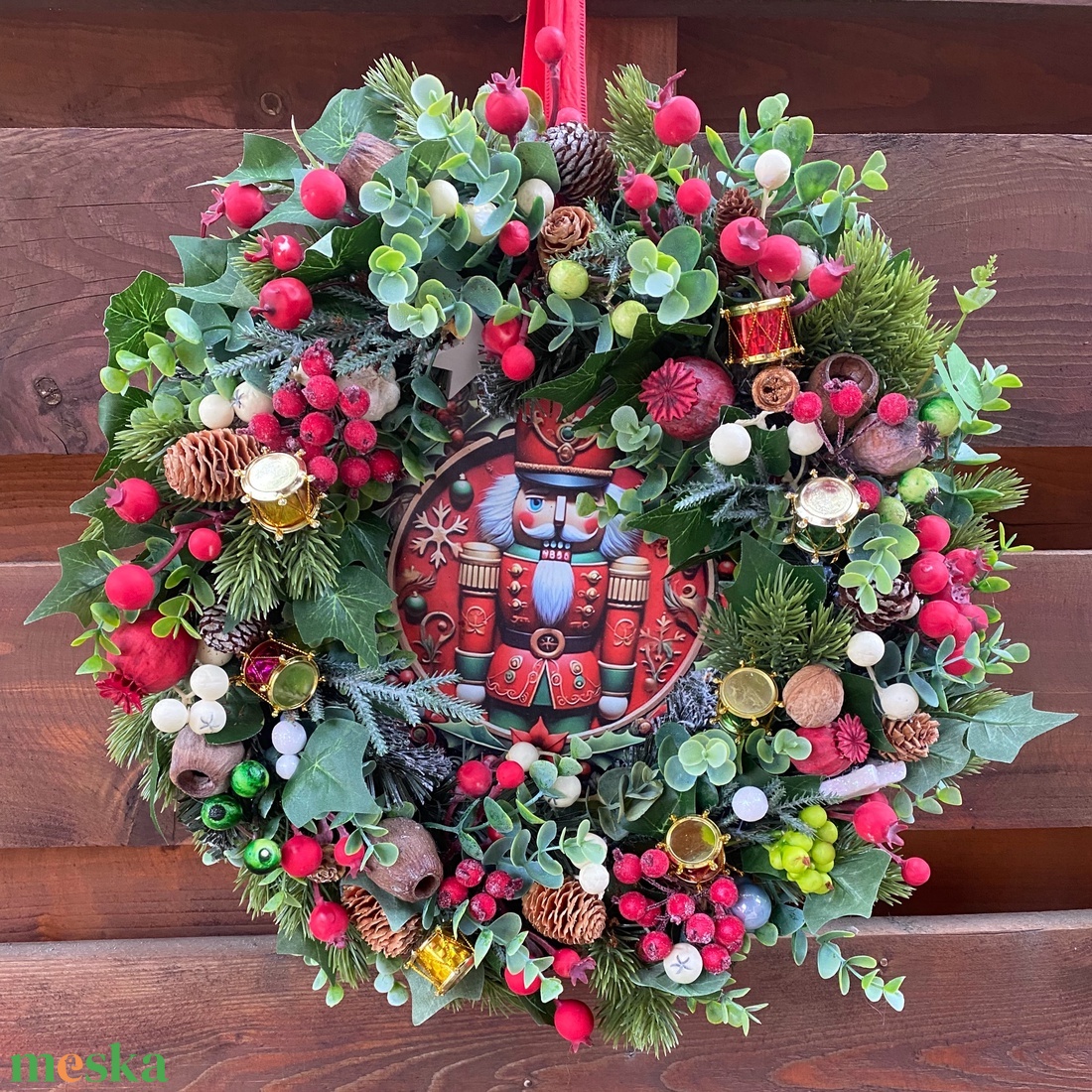 Nagyméretű Diótörős Karácsonyi kopogtató ajtódísz koszorú - otthon & életmód - dekoráció - ajtó- és ablak dekoráció - ajtódísz & kopogtató - Meska.hu Nagyméretű Diótörős Karácsonyi kopogtató ajtódísz koszorú - otthon & életmód - dekoráció - ajtó- és ablak dekoráció - ajtódísz & kopogtató - Meska.hu
