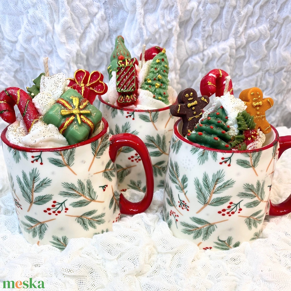 Cuki kis bögrés szójaviasz gyertya - otthon & életmód - gyertya, illat, aroma - gyertya - Meska.hu