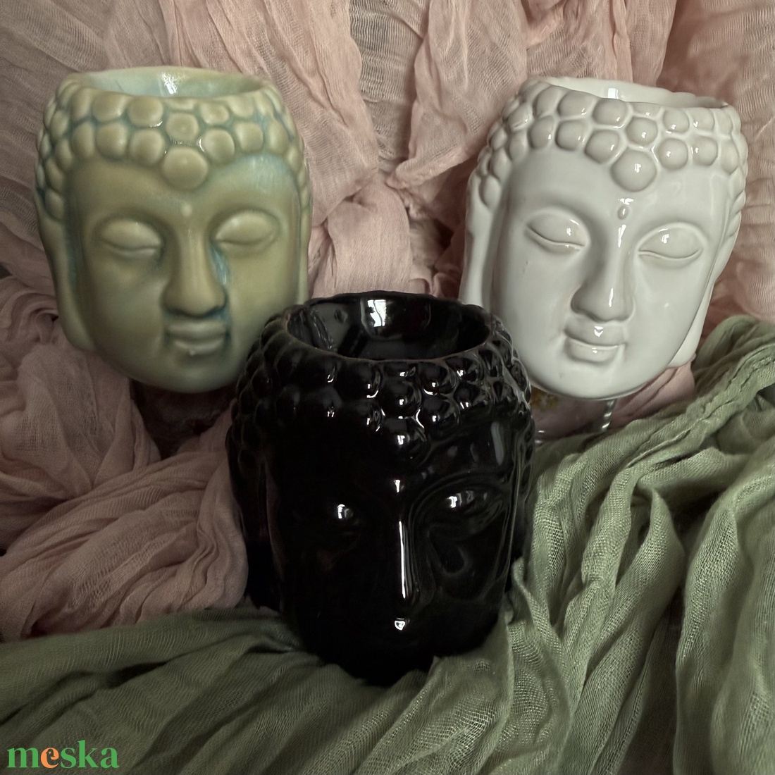 Táblás Illatviasz kerámia olvasztóval - otthon & életmód - gyertya, illat, aroma - illatviasz - Meska.hu