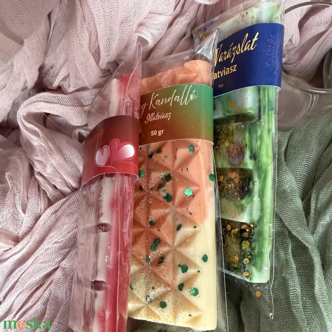 Táblás Illatviasz kerámia olvasztóval - otthon & életmód - gyertya, illat, aroma - illatviasz - Meska.hu