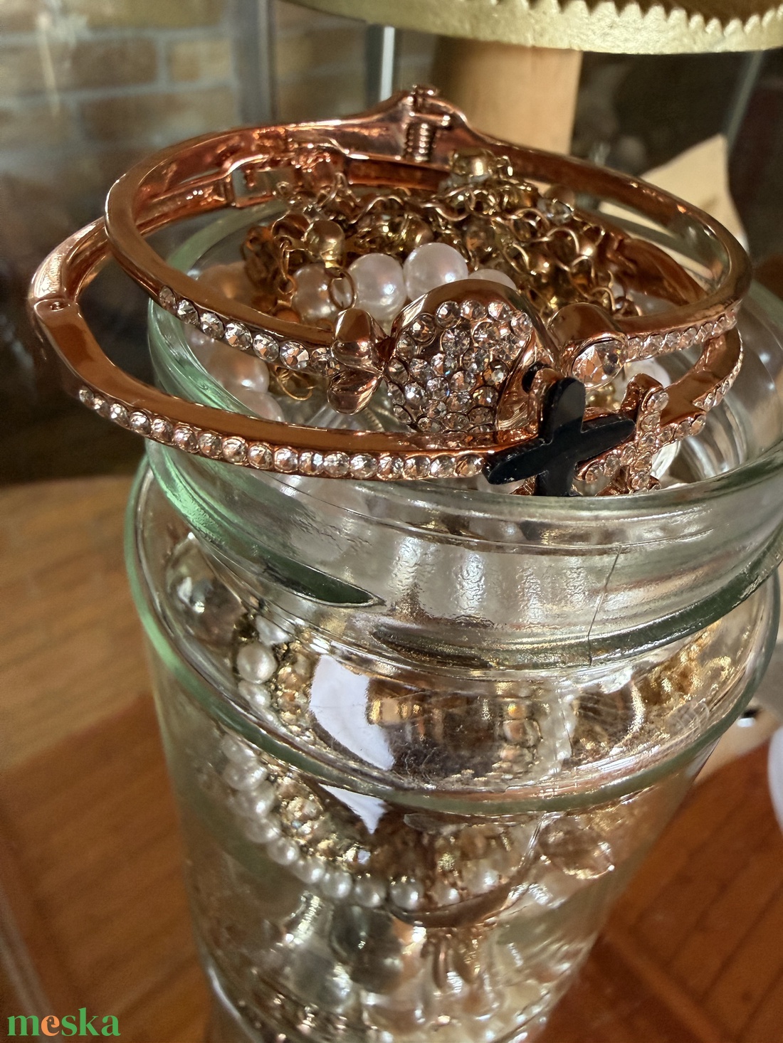 Elegáns Mistery Jar Meglepetés ékszerek Üvegben - ékszer - ékszerszett - Meska.hu
