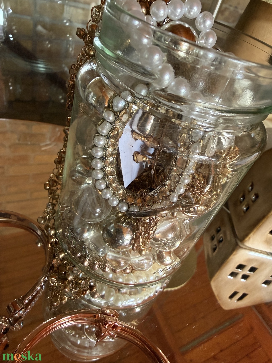 Elegáns Mistery Jar Meglepetés ékszerek Üvegben - ékszer - ékszerszett - Meska.hu