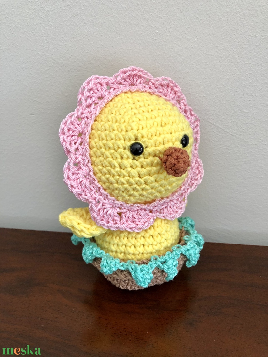Horgolt napsárga csibevirág, cserépben - amigurumi - otthon & életmód - dekoráció - dísztárgy - Meska.hu Horgolt napsárga csibevirág, cserépben - amigurumi - otthon & életmód - dekoráció - dísztárgy - Meska.hu