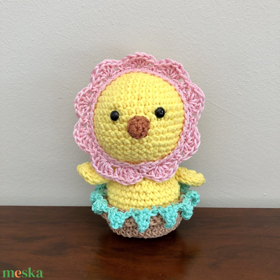 Horgolt napsárga csibevirág, cserépben - amigurumi - otthon & életmód - dekoráció - dísztárgy - Meska.hu Horgolt napsárga csibevirág, cserépben - amigurumi - otthon & életmód - dekoráció - dísztárgy - Meska.hu