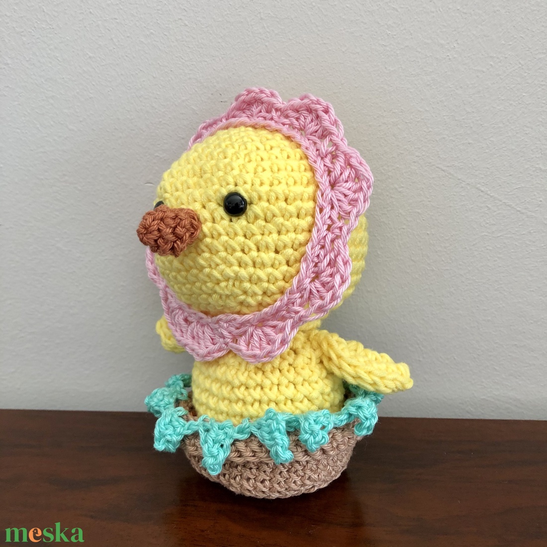 Horgolt napsárga csibevirág, cserépben - amigurumi - otthon & életmód - dekoráció - dísztárgy - Meska.hu Horgolt napsárga csibevirág, cserépben - amigurumi - otthon & életmód - dekoráció - dísztárgy - Meska.hu