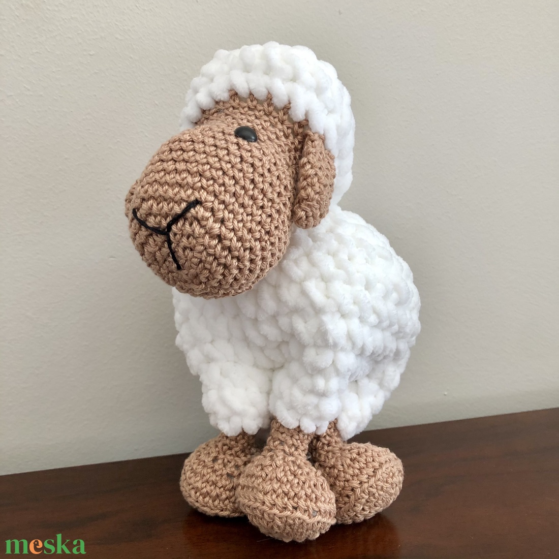 Horgolt fehér bari - amigurumi - játék & sport - plüssállat & játékfigura - plüss bárány - Meska.hu Horgolt fehér bari - amigurumi - játék & sport - plüssállat & játékfigura - plüss bárány - Meska.hu