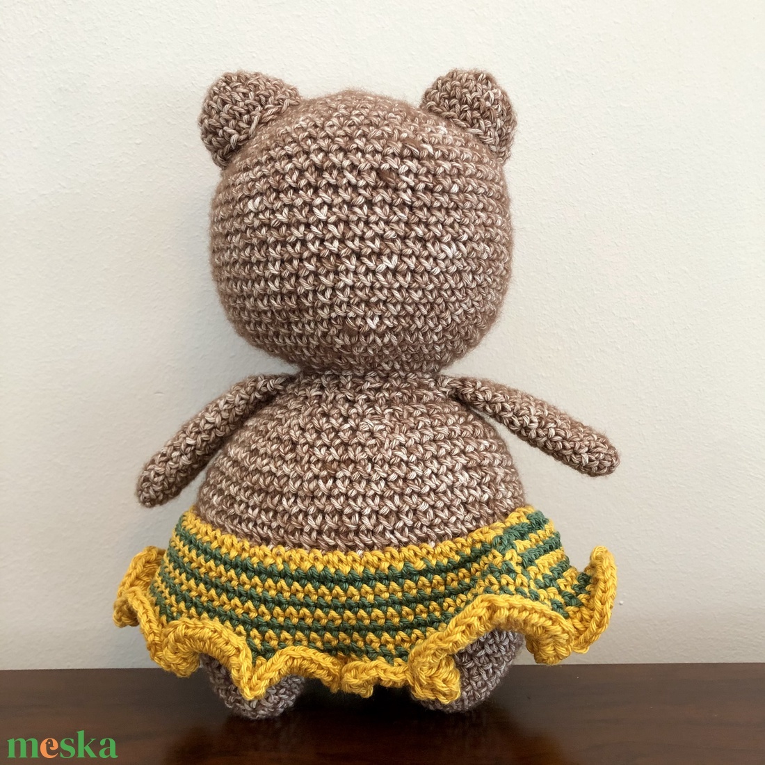 Horgolt maci lány - amigurumi - játék & sport - plüssállat & játékfigura - maci - Meska.hu