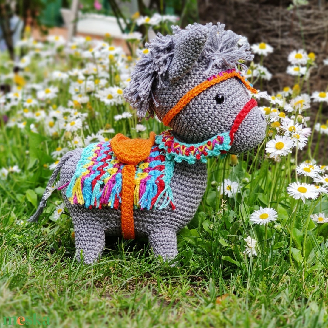 Pedro, a csacsi - amigurumi - játék & sport - plüssállat & játékfigura - más figura - Meska.hu