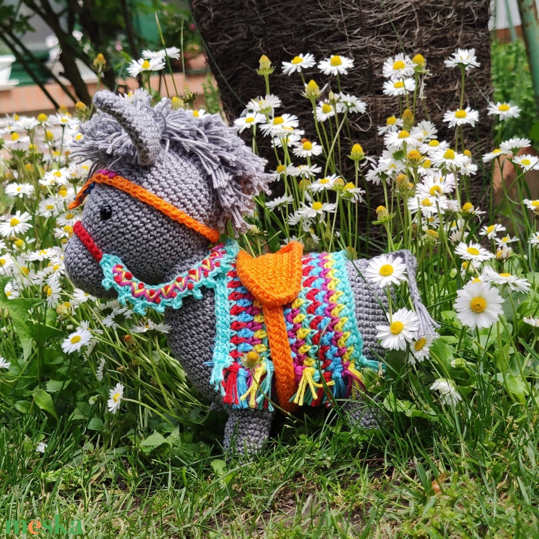 Pedro, a csacsi - amigurumi - játék & sport - plüssállat & játékfigura - más figura - Meska.hu