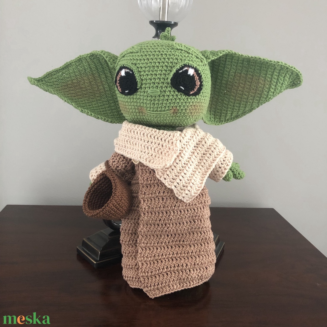 Horgolt Baby Alien - amigurumi - játék & sport - plüssállat & játékfigura - plüss mesefigurák - Meska.hu