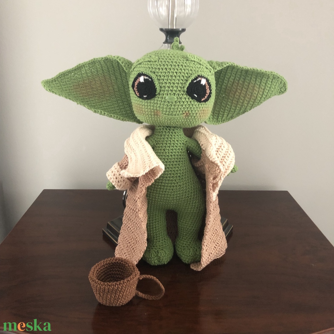 Horgolt Baby Alien - amigurumi - játék & sport - plüssállat & játékfigura - plüss mesefigurák - Meska.hu