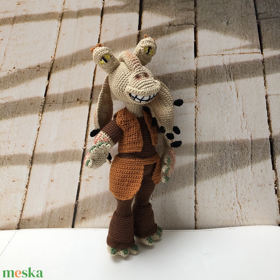 Jar Jar Binks - amigurumi - játék & sport - plüssállat & játékfigura - plüss mesefigurák - Meska.hu