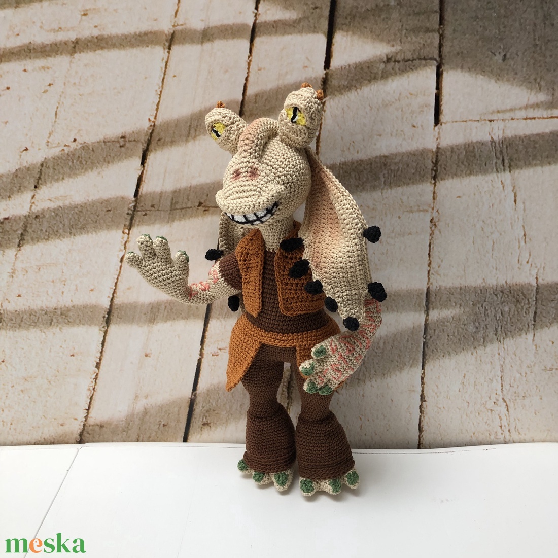 Jar Jar Binks - amigurumi - játék & sport - plüssállat & játékfigura - plüss mesefigurák - Meska.hu Jar Jar Binks - amigurumi - játék & sport - plüssállat & játékfigura - plüss mesefigurák - Meska.hu