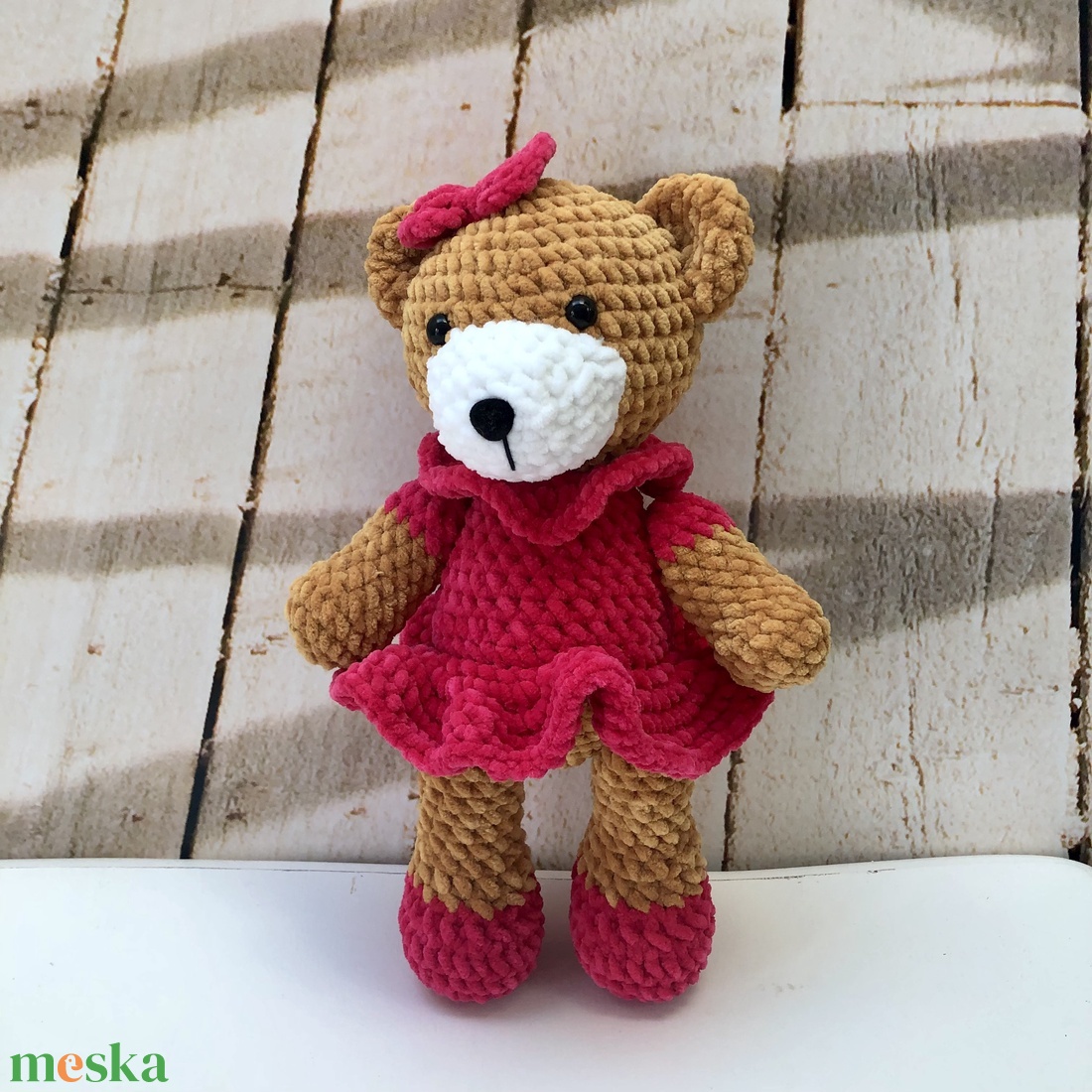 Plüss maci lány - amigurumi - játék & sport - plüssállat & játékfigura - maci - Meska.hu Plüss maci lány - amigurumi - játék & sport - plüssállat & játékfigura - maci - Meska.hu