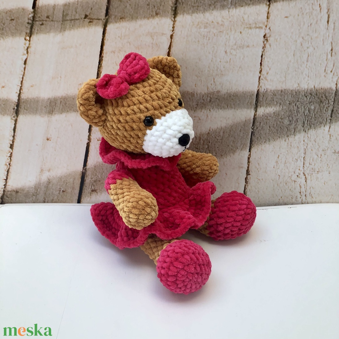 Plüss maci lány - amigurumi - játék & sport - plüssállat & játékfigura - maci - Meska.hu Plüss maci lány - amigurumi - játék & sport - plüssállat & játékfigura - maci - Meska.hu