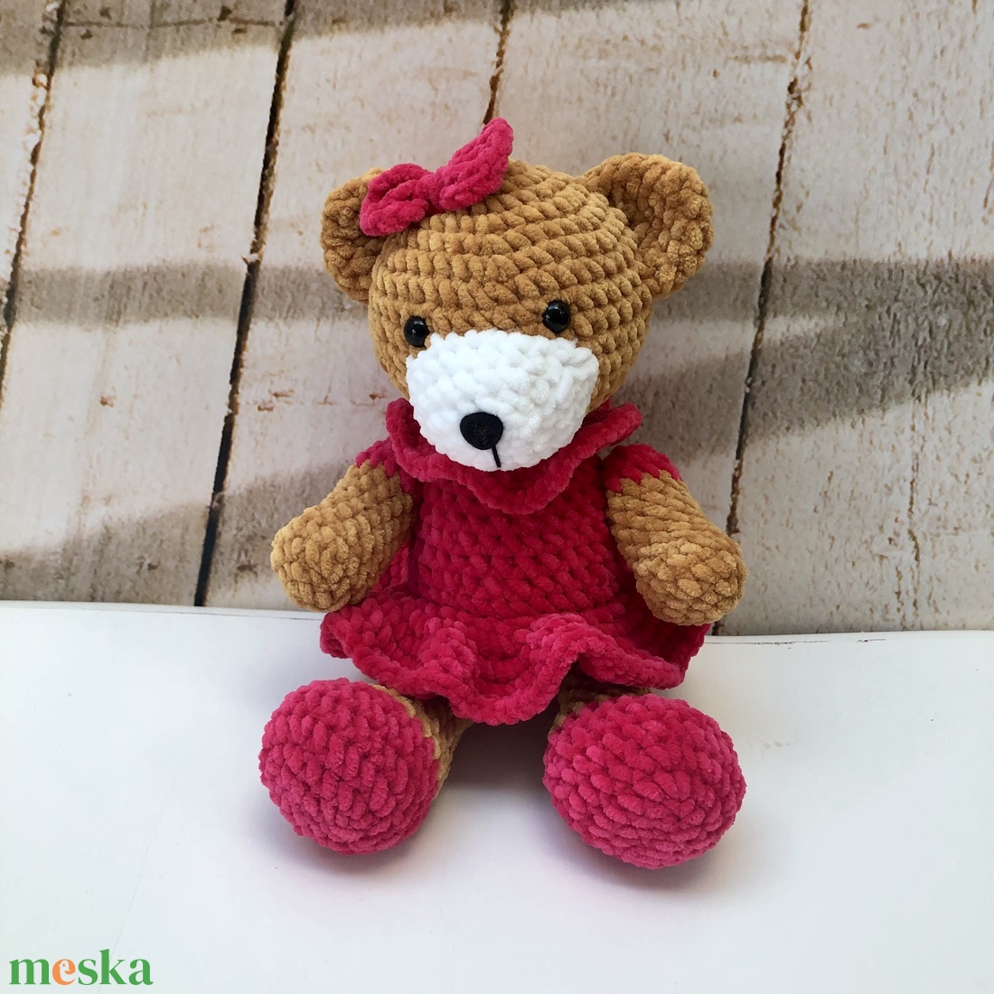 Plüss maci lány - amigurumi - játék & sport - plüssállat & játékfigura - maci - Meska.hu Plüss maci lány - amigurumi - játék & sport - plüssállat & játékfigura - maci - Meska.hu
