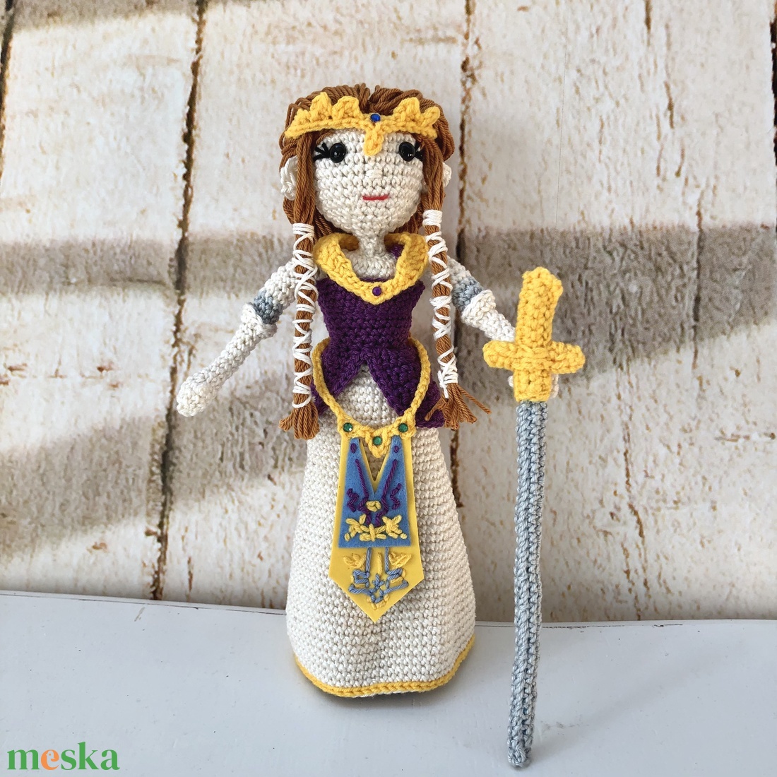 Zelda hercegnő - amigurumi - játék & sport - plüssállat & játékfigura - más figura - Meska.hu Zelda hercegnő - amigurumi - játék & sport - plüssállat & játékfigura - más figura - Meska.hu