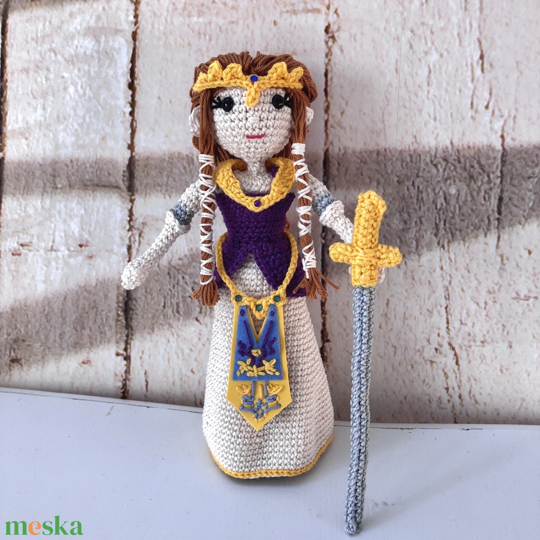 Zelda hercegnő - amigurumi - játék & sport - plüssállat & játékfigura - más figura - Meska.hu Zelda hercegnő - amigurumi - játék & sport - plüssállat & játékfigura - más figura - Meska.hu