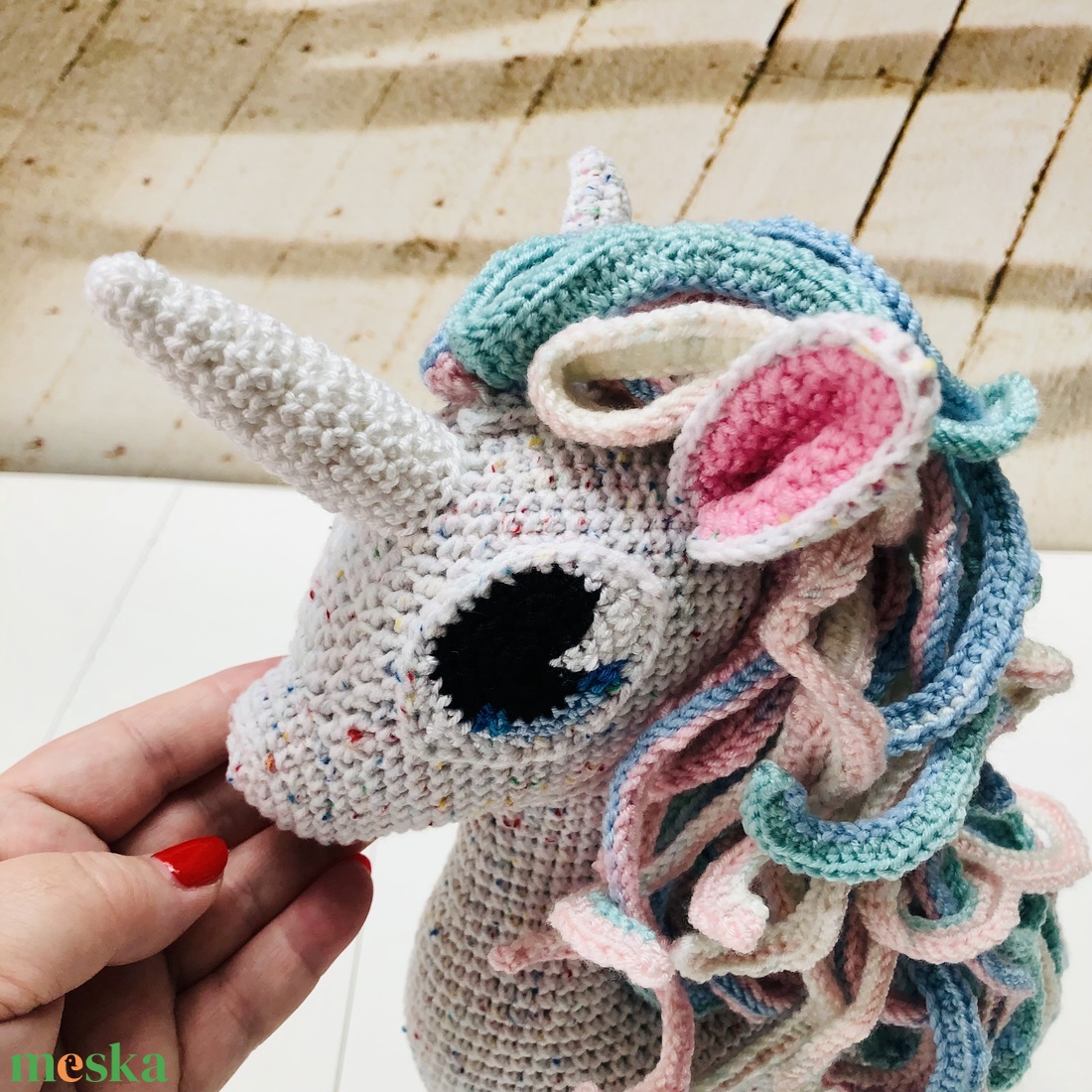 Unikornis hercegnő - amigurumi - játék & sport - plüssállat & játékfigura - unikornis - Meska.hu