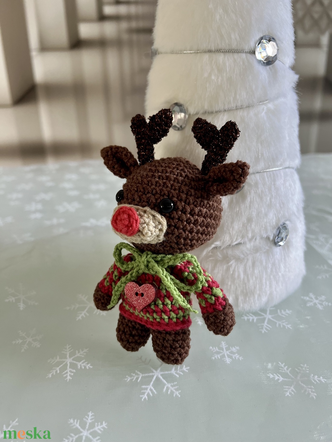 Karácsonyi rénszarvas - amigurumi - játék & sport - plüssállat & játékfigura - más figura - Meska.hu Karácsonyi rénszarvas - amigurumi - játék & sport - plüssállat & játékfigura - más figura - Meska.hu