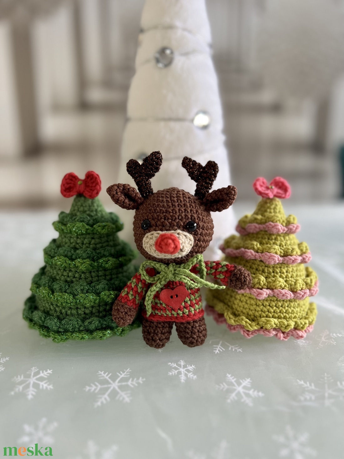 Karácsonyi rénszarvas - amigurumi - játék & sport - plüssállat & játékfigura - más figura - Meska.hu Karácsonyi rénszarvas - amigurumi - játék & sport - plüssállat & játékfigura - más figura - Meska.hu