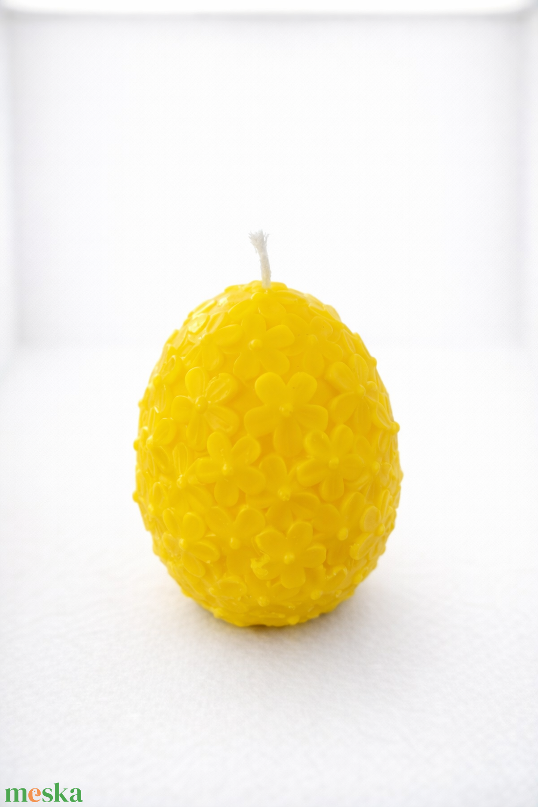 Virágmintás Húsvéti Tojás Gyertya � Tavaszi Dekor - ünnepi díszek, dekorációk - húsvéti díszek és dekorációk - húsvéti gyertya - Meska.hu