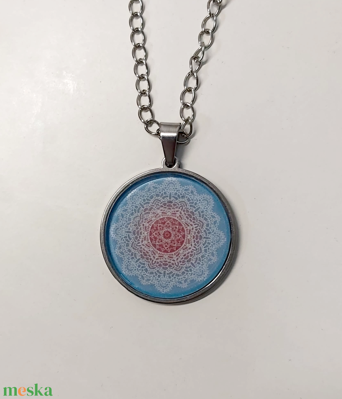 Mandala nemesacél nyaklánc - ékszer - nyaklánc - medálos nyaklánc - Meska.hu Mandala nemesacél nyaklánc - ékszer - nyaklánc - medálos nyaklánc - Meska.hu