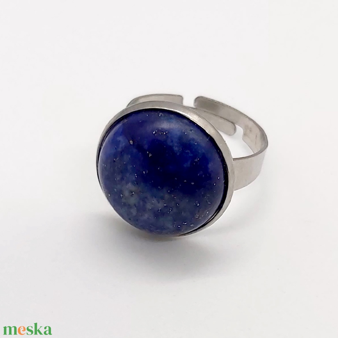 Lapis lazuli gyűrű - ékszer - gyűrű - kerek gyűrű - Meska.hu Lapis lazuli gyűrű - ékszer - gyűrű - kerek gyűrű - Meska.hu