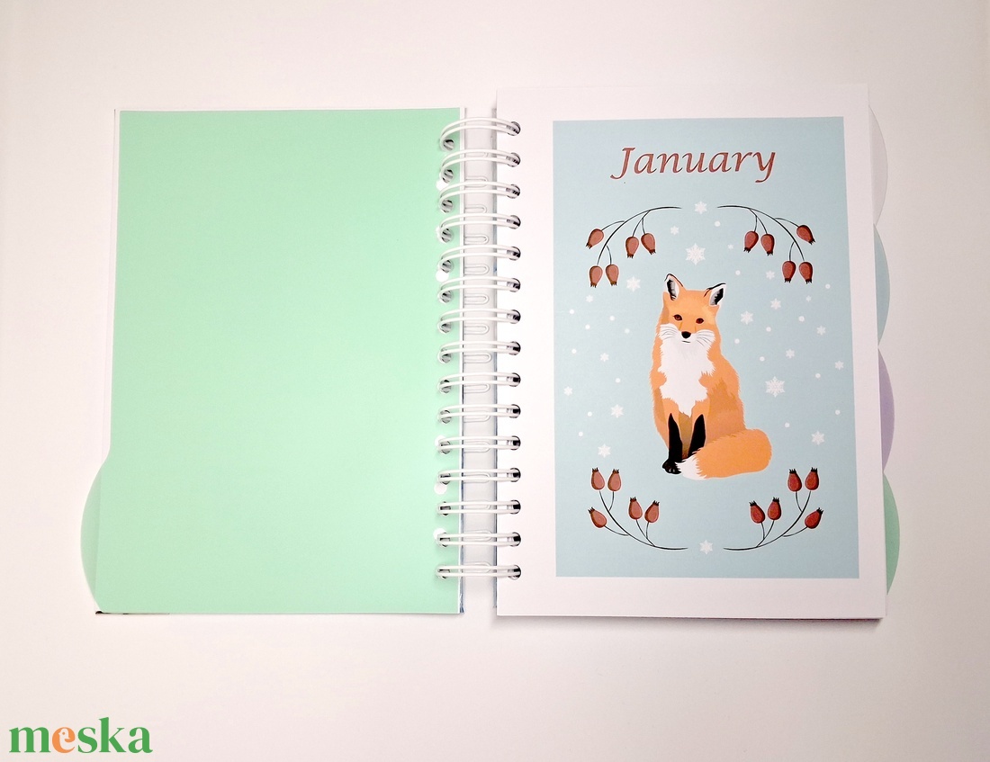 Pillangós határidőnapló 2026 - otthon & életmód - papír, írószer - jegyzetfüzet & napló - Meska.hu