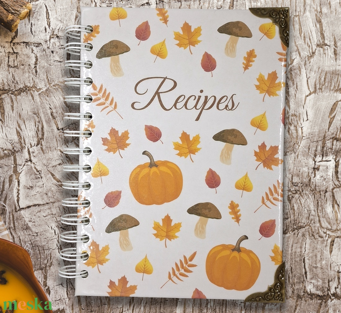 Receptes könyv - otthon & életmód - papír, írószer - jegyzetfüzet & napló - Meska.hu