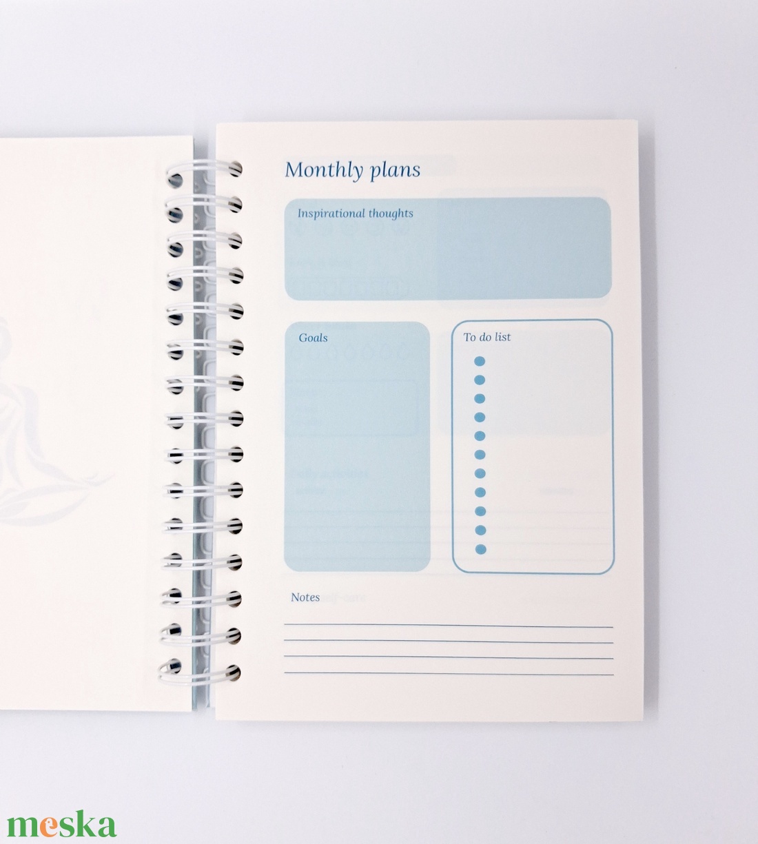 Wellbeing journal - otthon & életmód - papír, írószer - jegyzetfüzet & napló - Meska.hu