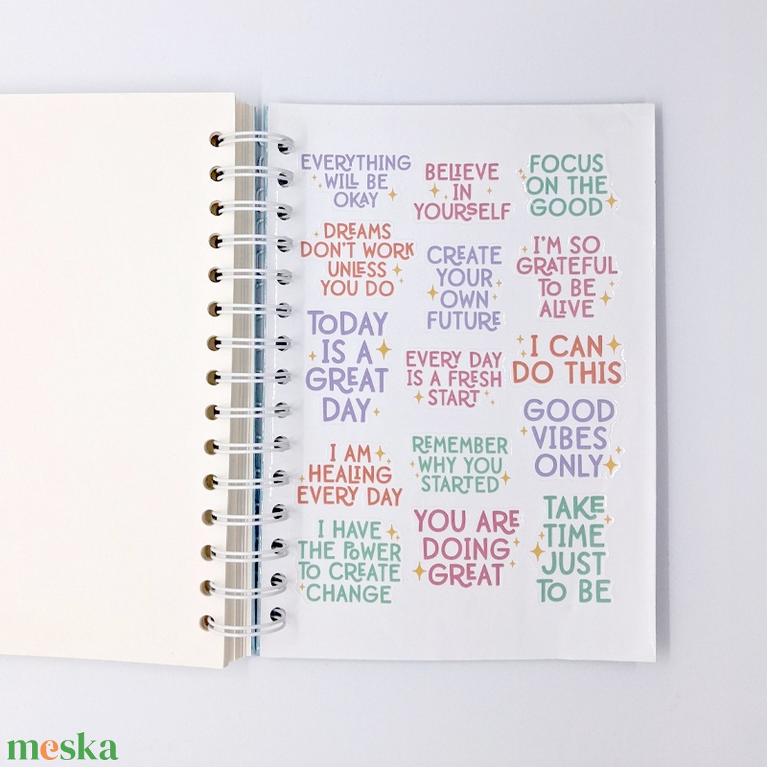 Wellbeing journal - otthon & életmód - papír, írószer - jegyzetfüzet & napló - Meska.hu