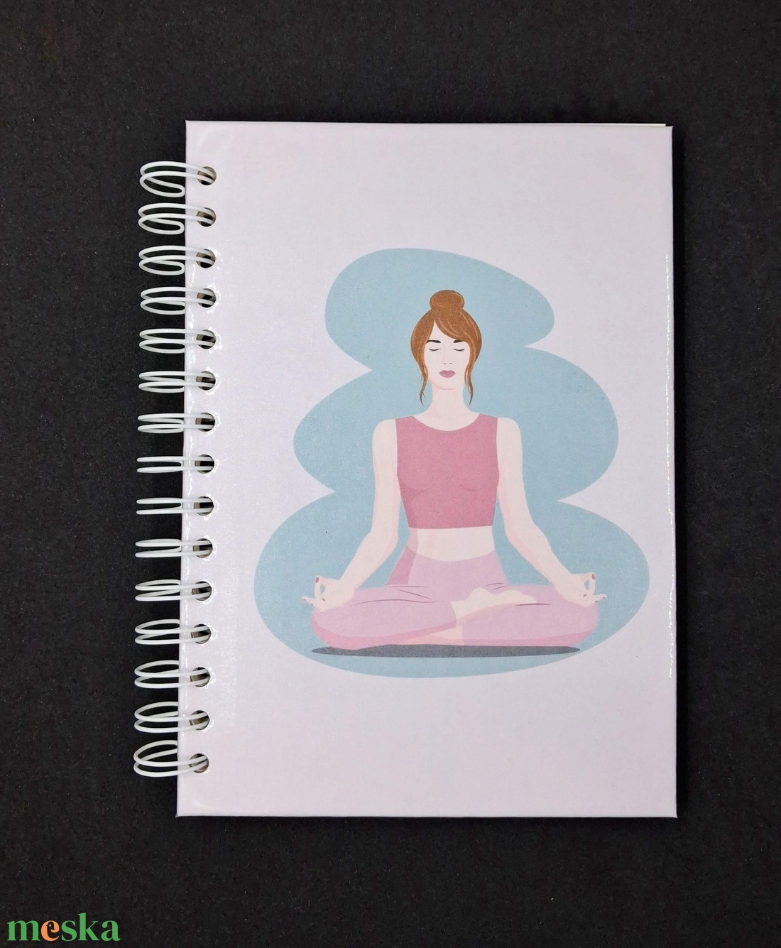 Jóga jegyzetfüzet - otthon & életmód - papír, írószer - jegyzetfüzet & napló - Meska.hu