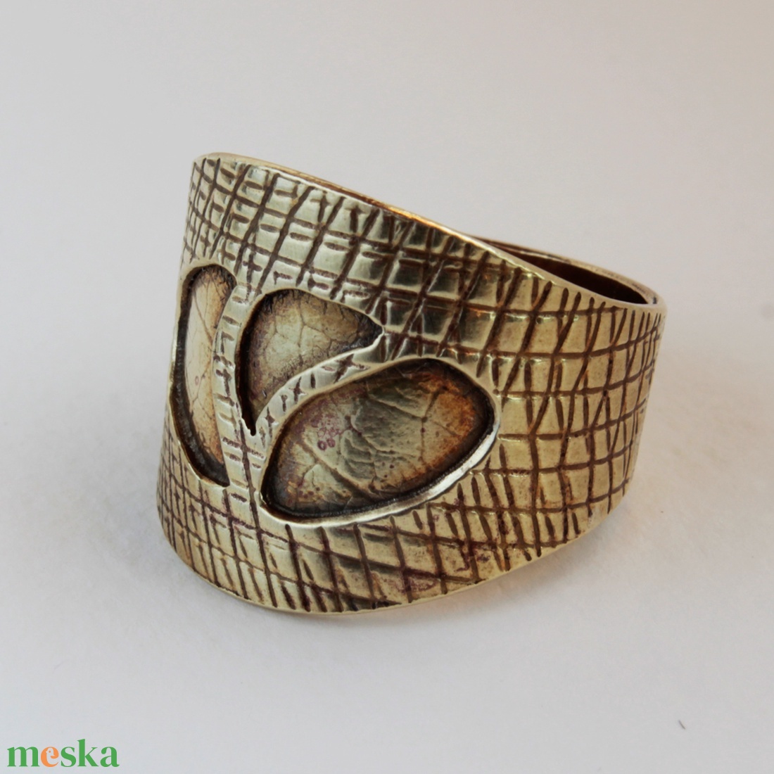 ArtAndCraft gyűrű sárgarézből - ékszer - gyűrű - statement gyűrű - Meska.hu ArtAndCraft gyűrű sárgarézből - ékszer - gyűrű - statement gyűrű - Meska.hu