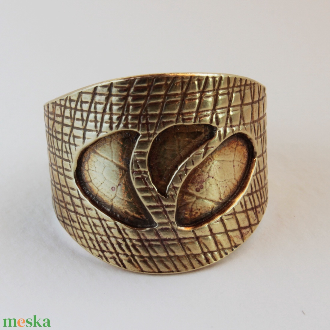 ArtAndCraft gyűrű sárgarézből - ékszer - gyűrű - statement gyűrű - Meska.hu ArtAndCraft gyűrű sárgarézből - ékszer - gyűrű - statement gyűrű - Meska.hu