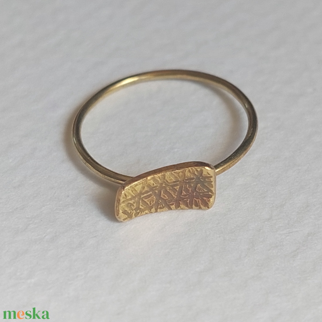 Simple gyűrű rézből - ékszer - gyűrű - vékony gyűrű - Meska.hu