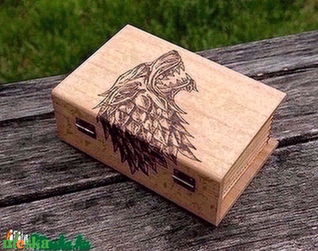 Trónok Harca könyves doboz Stark ház - otthon & életmód - tárolás & rendszerezés - doboz - Meska.hu