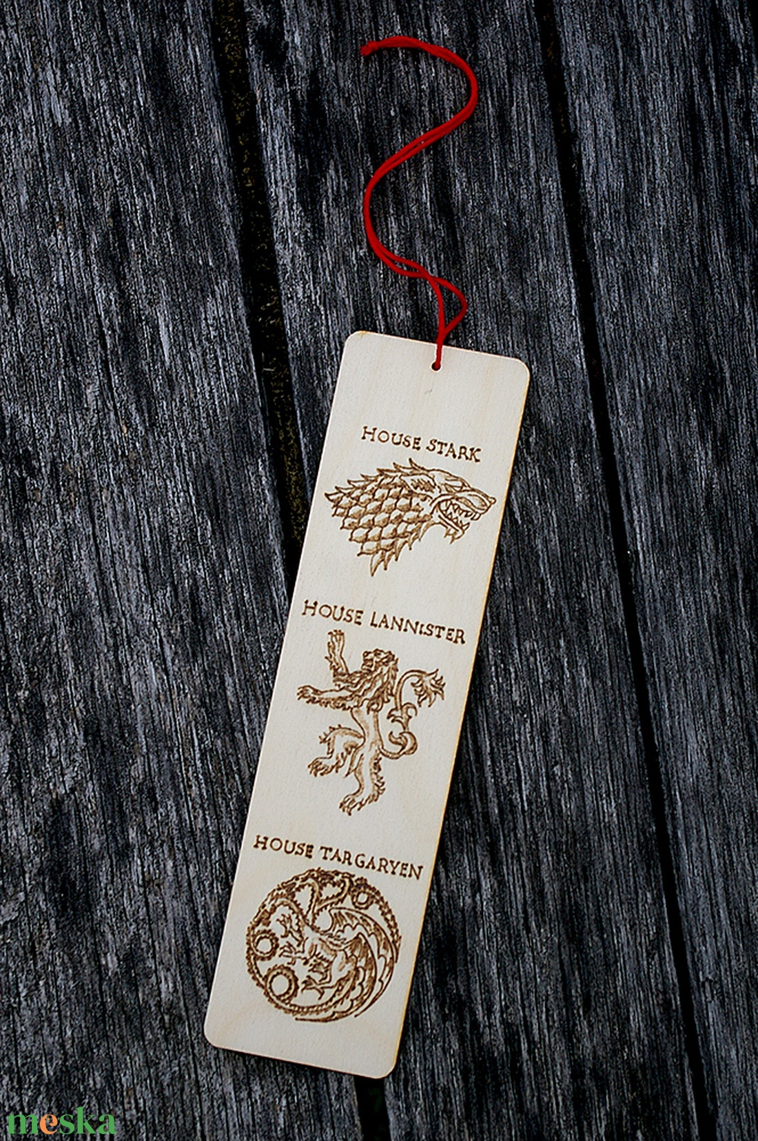 Trónok harca könyvjelző - könyv & zene - könyvjelző - Meska.hu