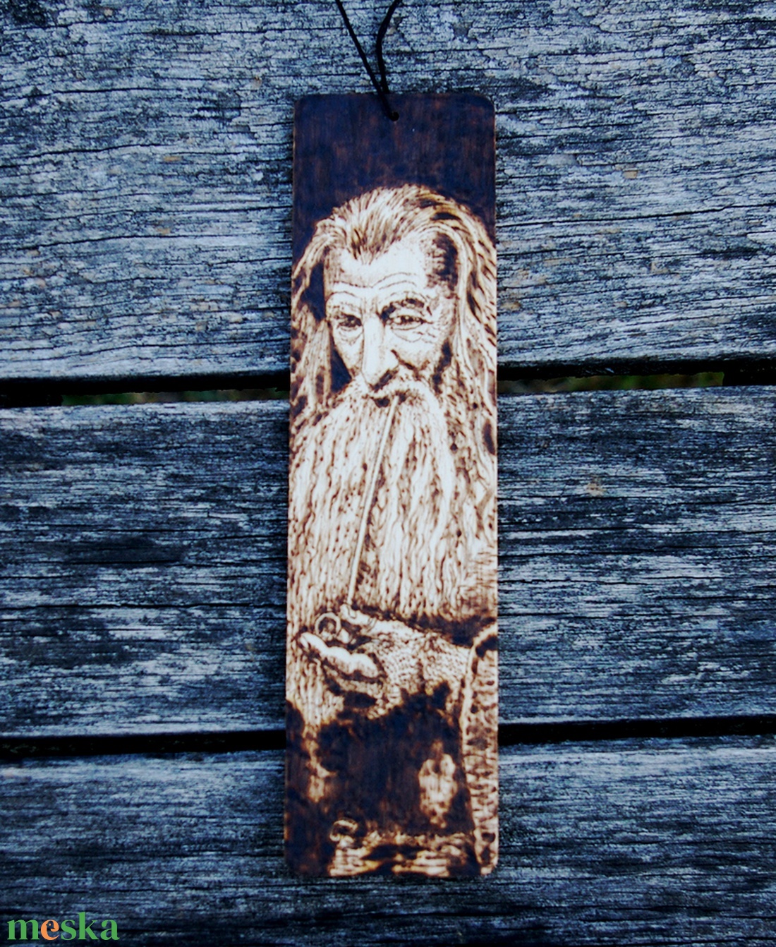 Gyűrűk ura -Gandalf könyvjelző - könyv & zene - könyvjelző - Meska.hu