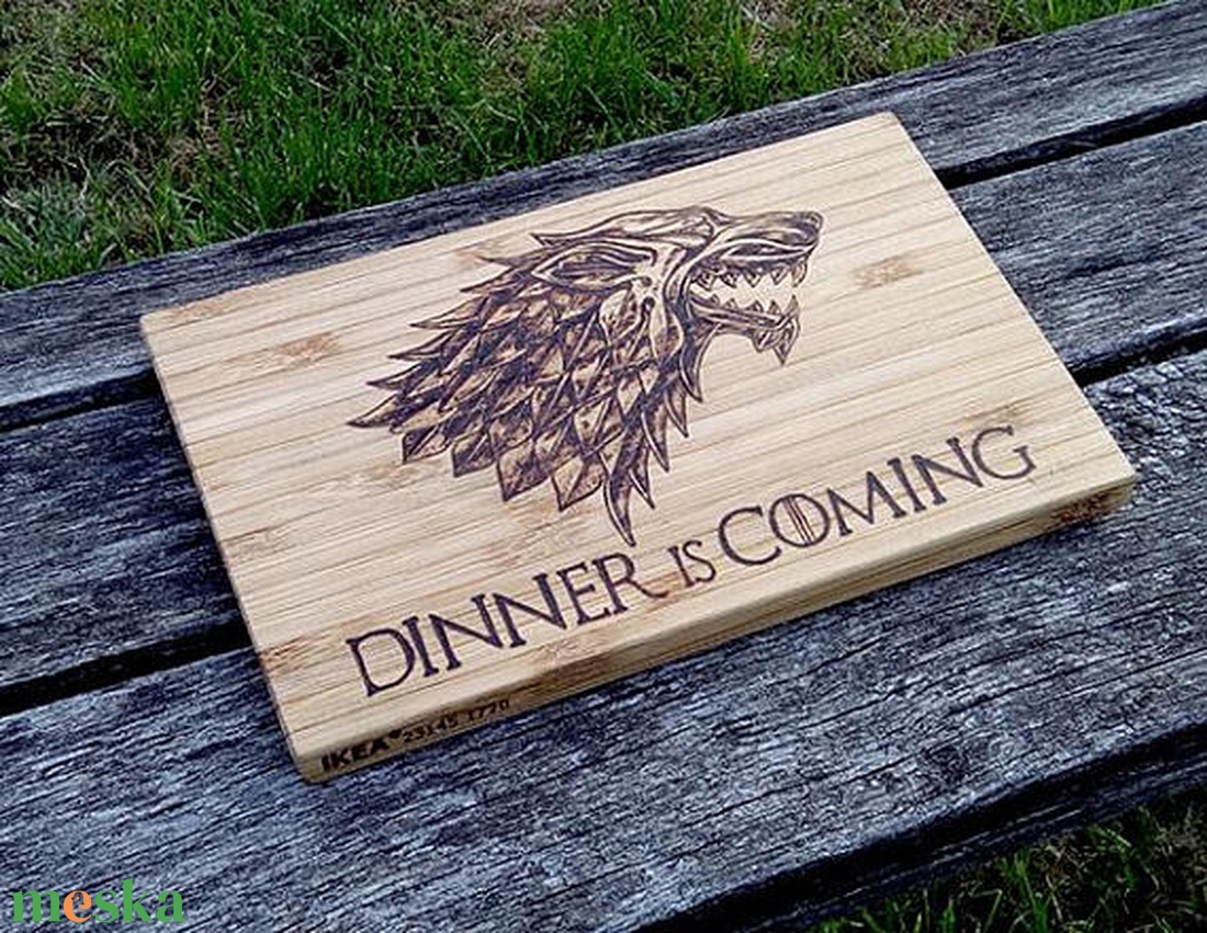 Trónok harca vágódeszka - otthon & életmód - konyhafelszerelés, tálalás - sütés, főzés - vágódeszka - Meska.hu