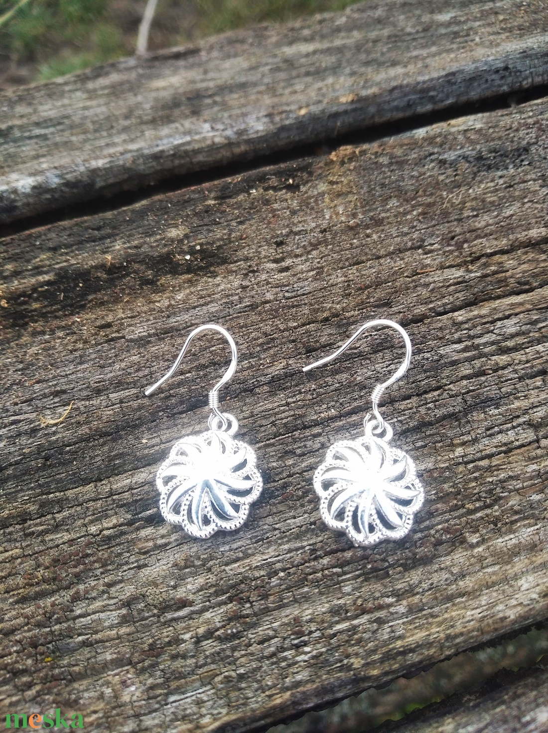 Romantikus fülbevaló - ékszer - fülbevaló - Meska.hu